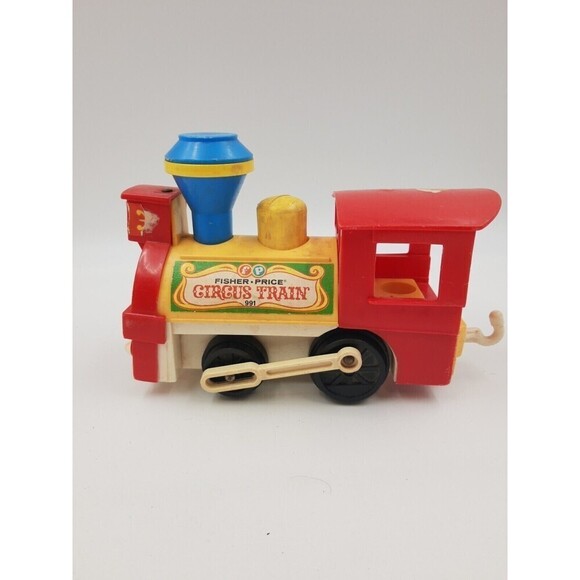 Fisher Price Vintage Little People Play Family Circus Train #991 - Picture 1 of 12